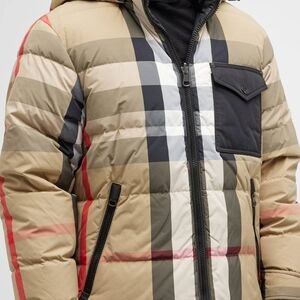 $2095 Reversible Burberry Rutland Down Puffer Jacket Men’s 2XL